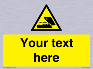 Custom Warning submerged objects in watercraft areas